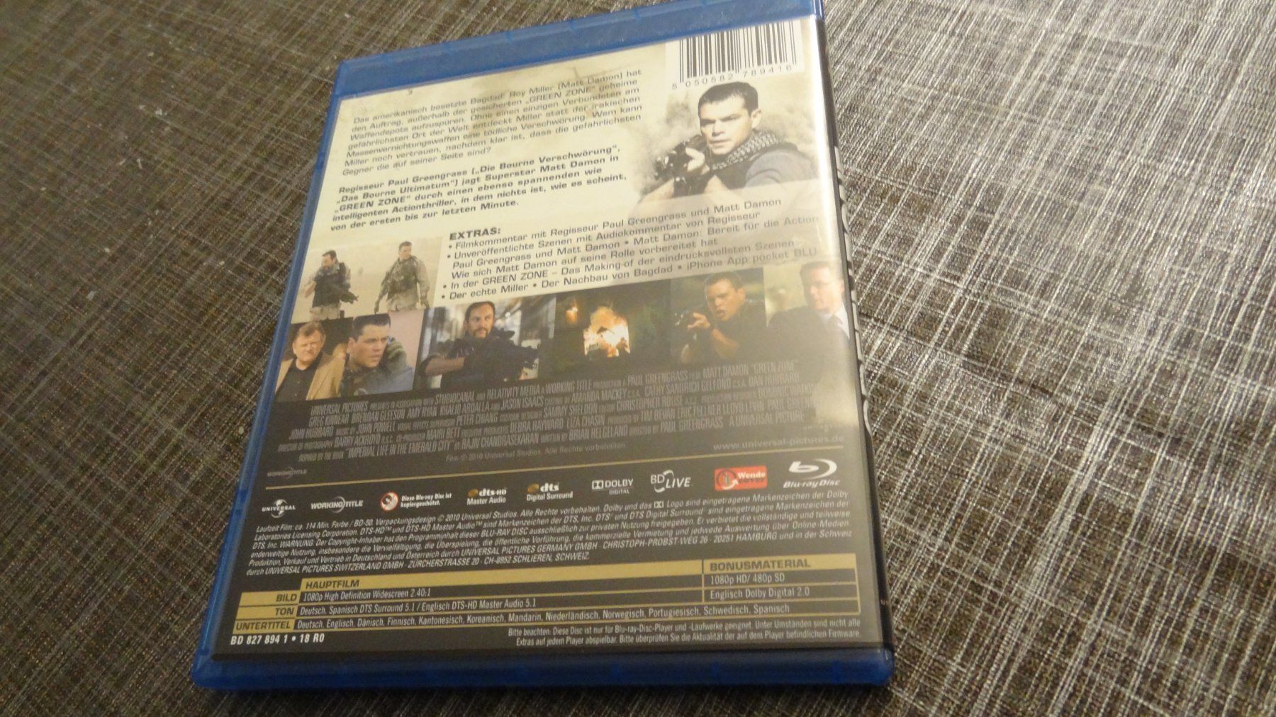 Tutti i DVDs: Green Zone BLU-RAY – Usato da Olten venduto da Disc-Verkauf 2