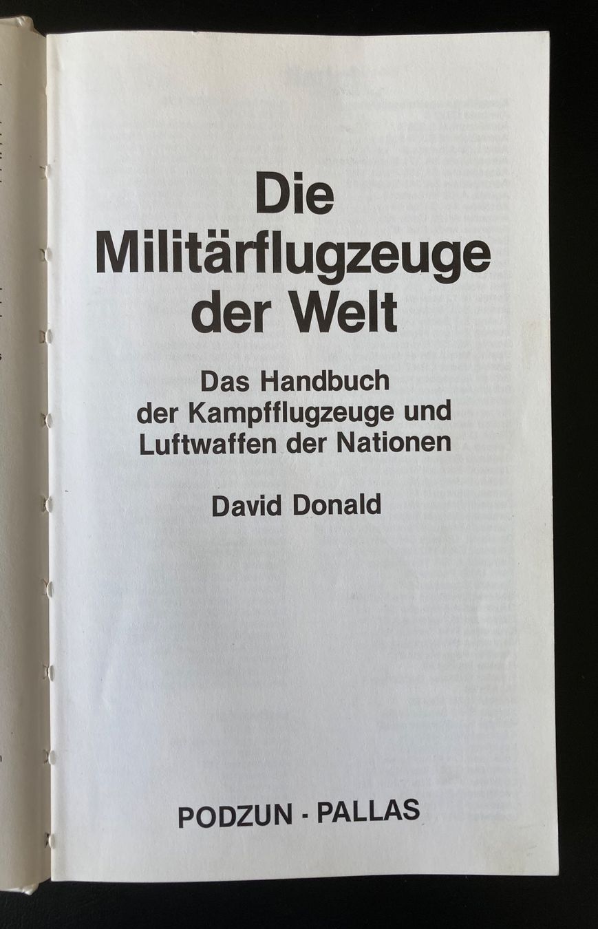 Libri: DIE MILITÄRFLUGZEUGE DER WELT – Usato da Lugano venduto da sel_x7bg 2