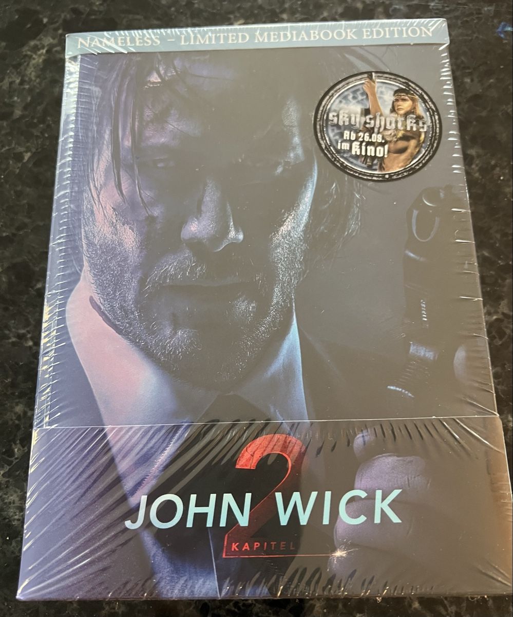 Alle DVDs: John Wick 2  Mediabook 2 Disc Nameless OVP – Neu und originalverpackt aus Buckten von Dominoluna