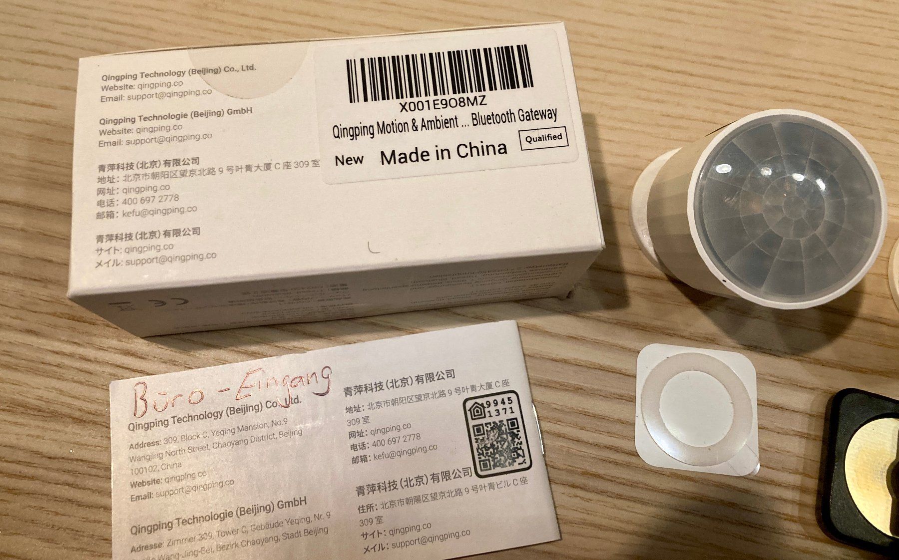 Lampade: 2 x Qingping Bewegungs- und Lichtsensor Homekit, mit Akkus – Usato da Saas-Grund venduto da GarageSaleToday 1