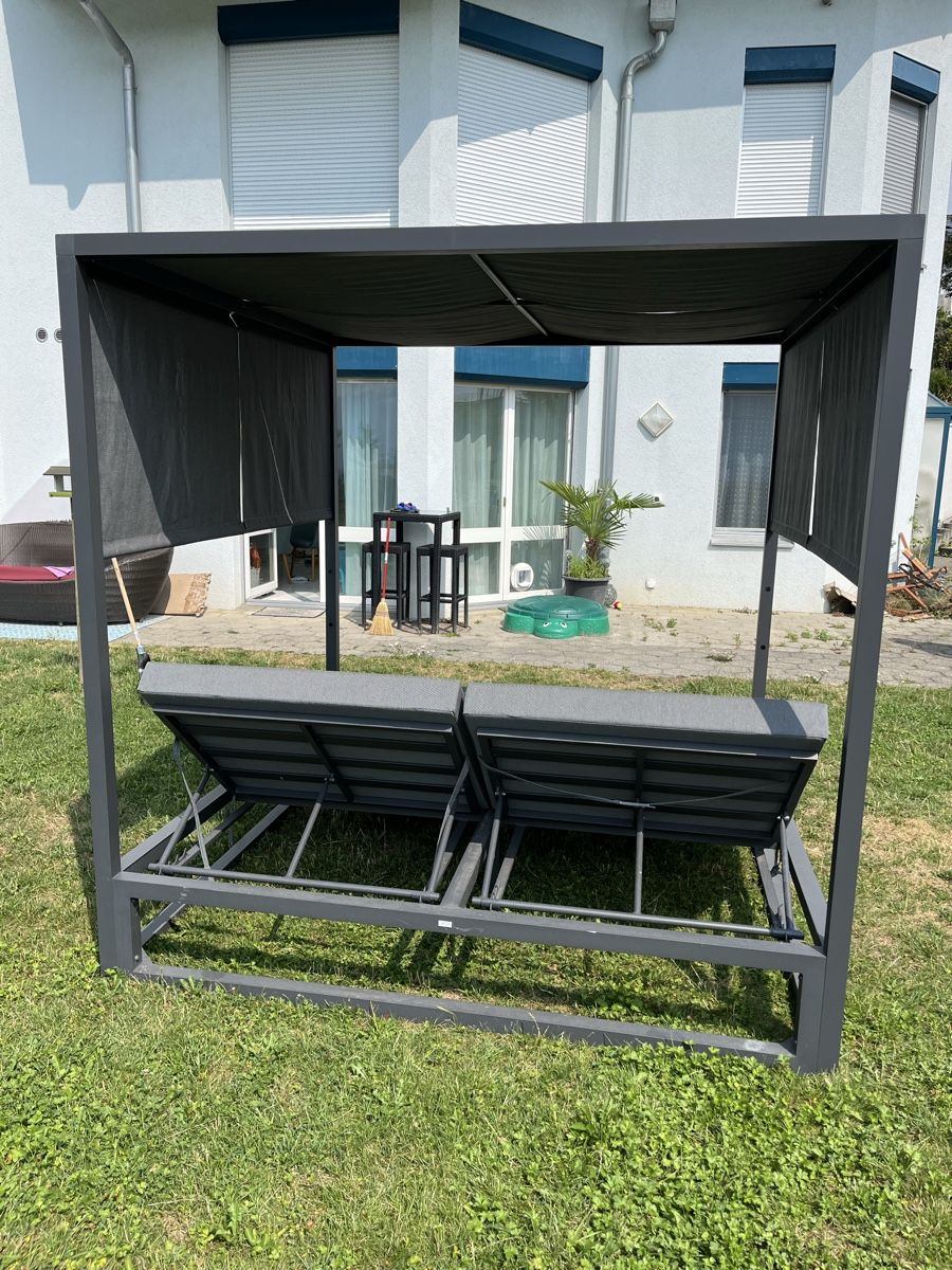 Liegen & Liegestühle: Outdoorbett, anthrazit, super Zustand – Gebraucht aus Hildisrieden von Gwennn 2