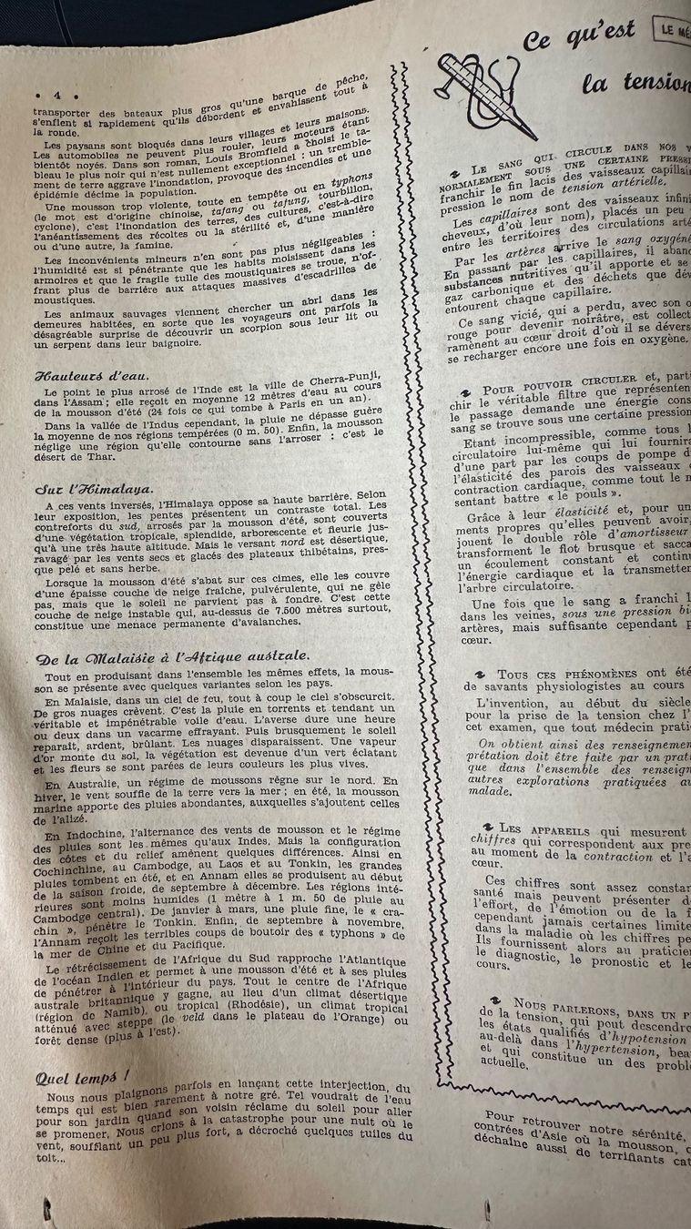 Cartamodelli: 4x REVUE LE PETIT ECHO DE LA MODE 50er Jahre – Usato da Zürich venduto da brazerola 5