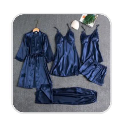 5 Piece Pyjama Set navy