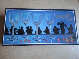 Kelchgläser Concerto Capri Crystal 24% Bleikristall 4 Stk.