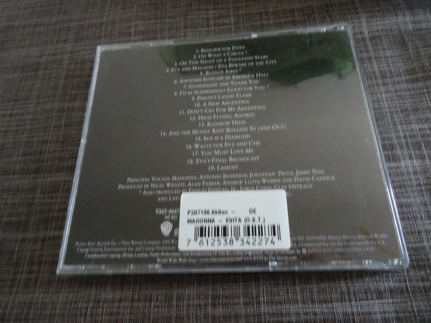 CD: Evita - Motion PIcture Soundtrack CD – Usato da Olten venduto da Disc-Ausverkauf 1