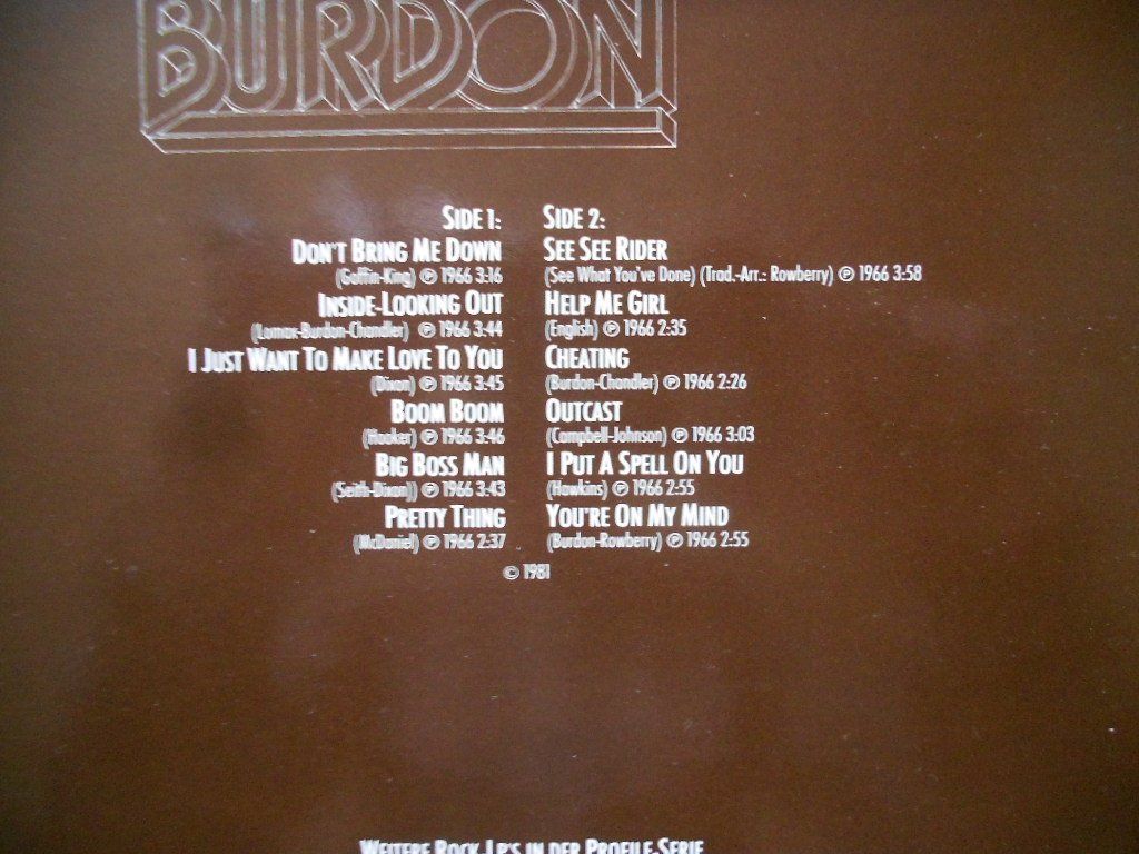 Dischi in vinile: ERIC BURDON AND THE ANIMALS – Usato da Bex venduto da Giorgiob 2