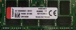 1×Kingston Arbeitsspeicher KVR26S19D8/16 akzeptabel