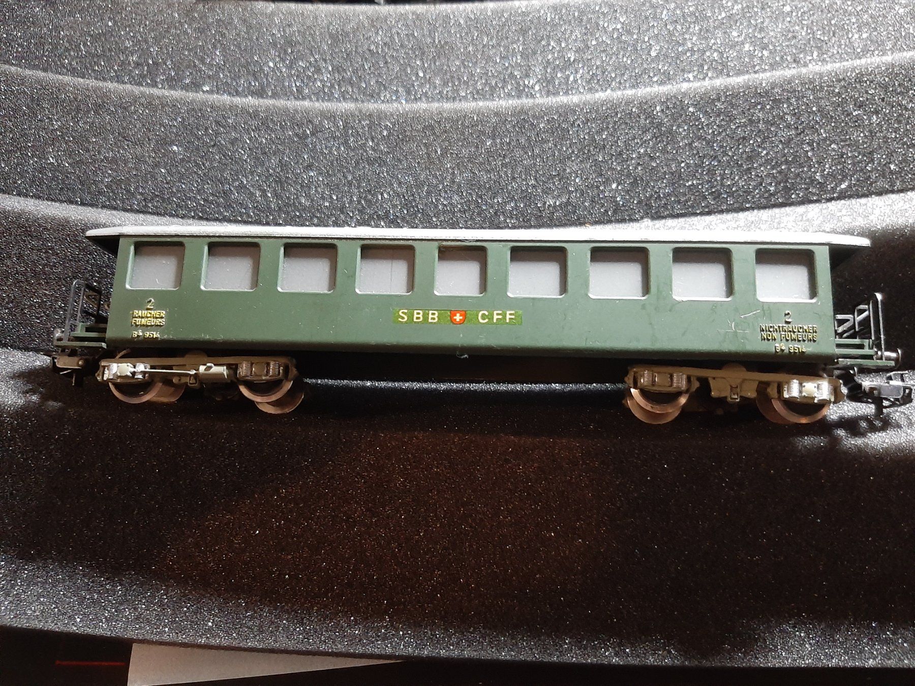 Fleischmann Modelleisenbahnen: Fleischmann H0 1417 SBB B4 9514 REF.15 – Gebraucht aus Avully von RIVALIS 1