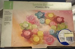 Teelicht-Dekoset "Flower", 30-teilig, stimmungsvoll für d...