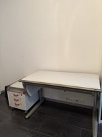 Moll Kinderschreibtisch höhenverstellbar mit Rollcontainer