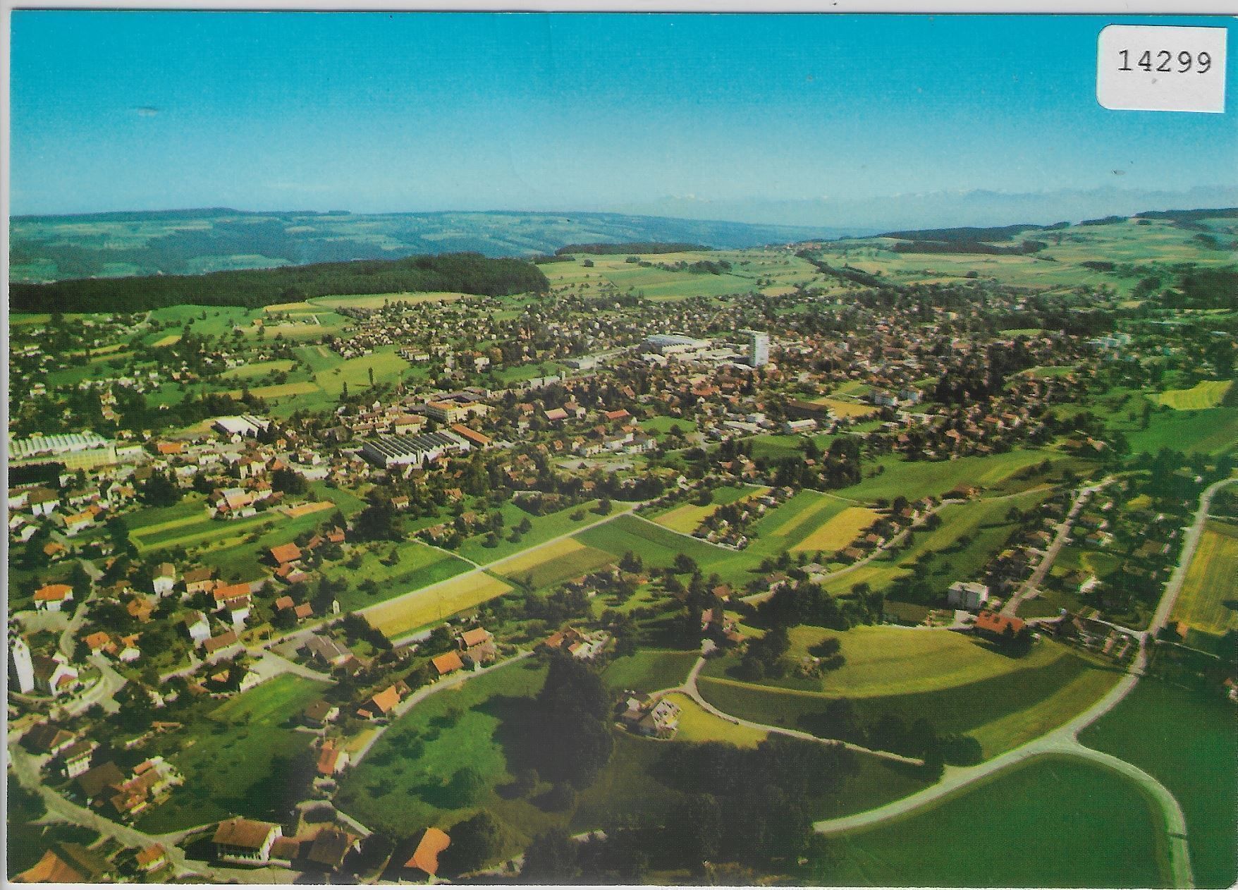 Ansichtskarten: Flugaufnahme Menziken AG – Antik aus Ettingen von Kartenplanet
