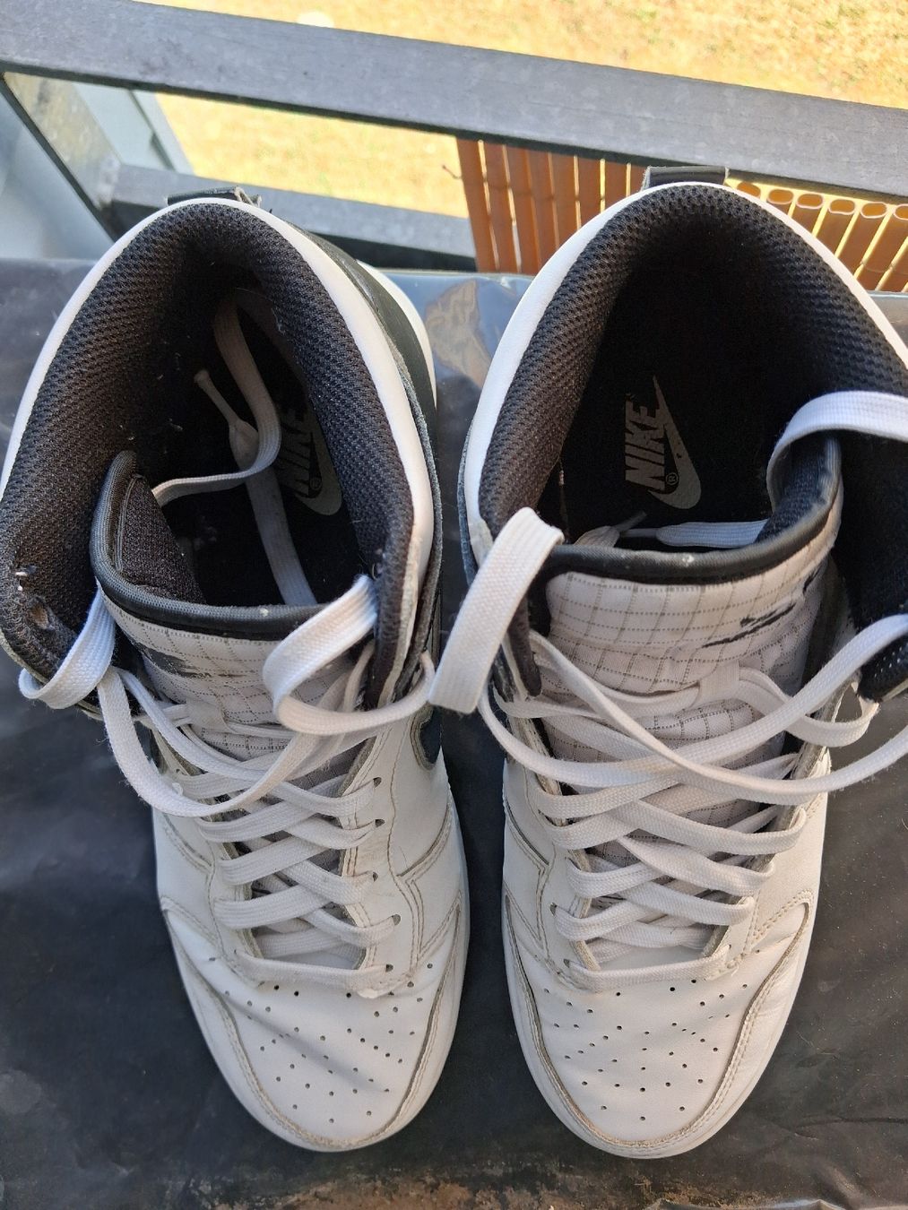 Nike Scarpe da uomo: NIKE Dunk High Retro SE Herren Sneakers 43 Schwarz/Weiss – Usato da Effretikon venduto da SEMOUNA 6