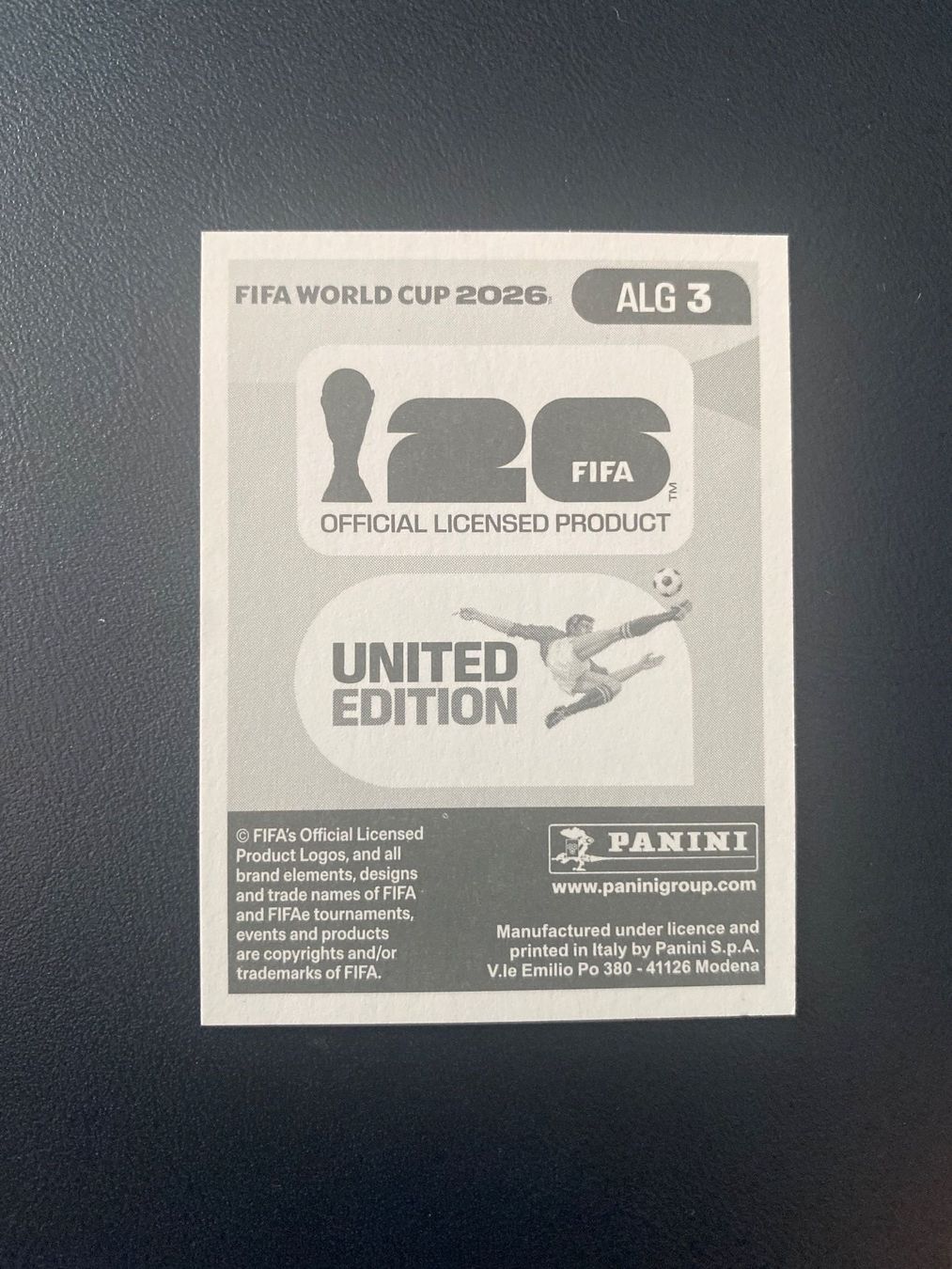 Panini Sammelbilder & Trading cards: Panini FIFA World Cup Sticker ALG 3 – Neu (gemäss Beschreibung) aus Glattbrugg von riseca 1
