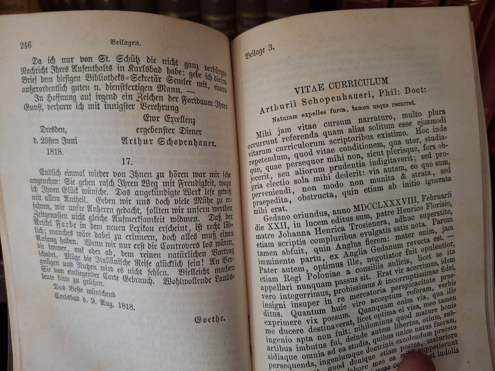 Libri: Arthur Schopenhauer Sämmtliche Werke  – Usato da Bäriswil BE venduto da vonys 2