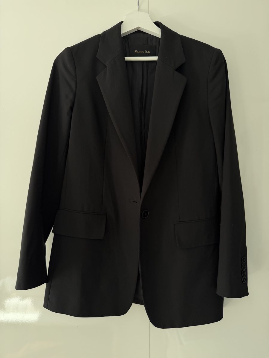 Massimo Dutti Vestes: Massimo Dutti black wool blazer size 36 – Neuf (Voir description) à Uster par Monika_OB