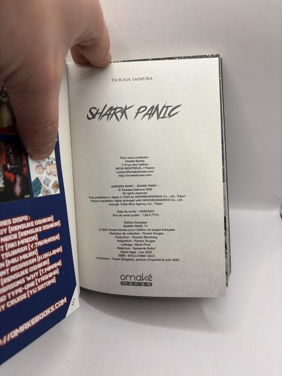 Fumetti: Manga Shark Panic 1 – Usato da Genève venduto da sho_67qj 3