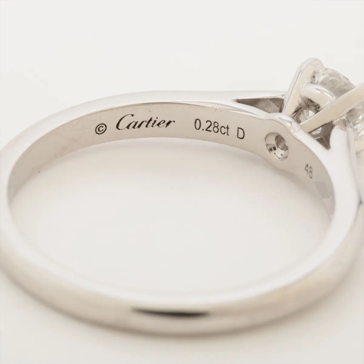 Cartier Bagues: Cartier Solitaire 1895 Ring Pt950 0.28 ct - inkl. Box – D'occasion à Flawil par HeritageAtelier 5