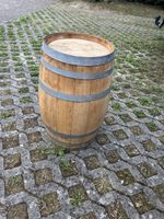 Holzfass mit Metallreifen ca. 65 cm H ca. 38 cm D