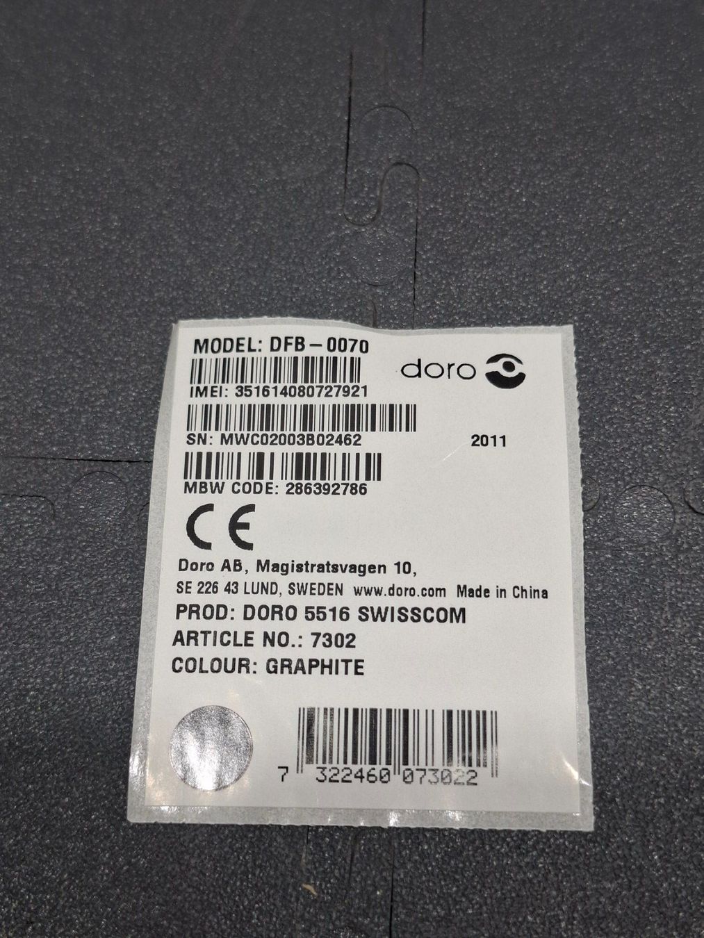 Doro Telefoni cellulari / Smartphones: Téléphone portable Doro 5516 – Nuovo e nell'imballaggio originale da Villars-Ste-Croix venduto da pau_8fls 2