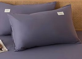 2x Kissenbezüge violett 40x80, NEU