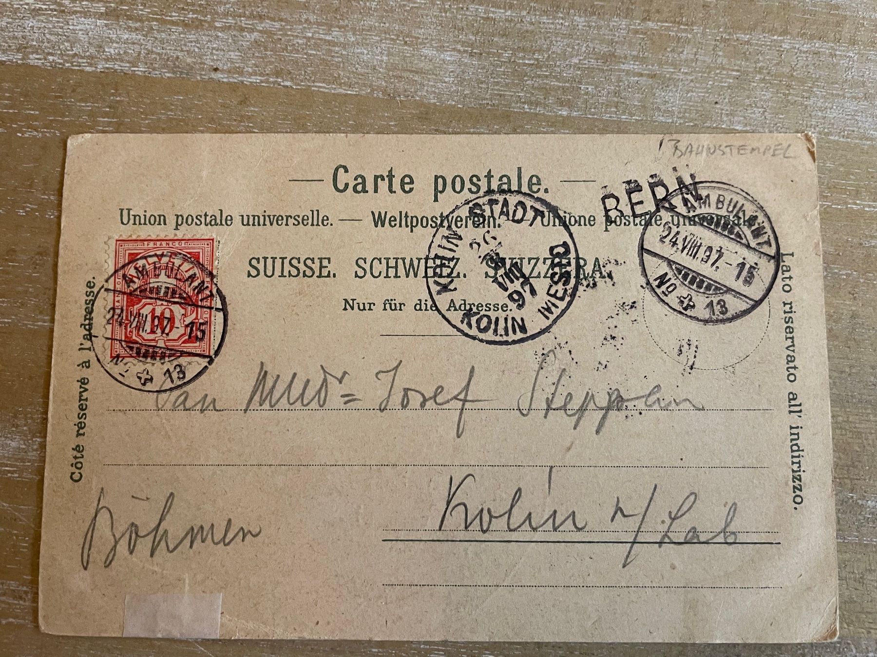 Cartoline postali: Postkarte Bern – Usato da Bern venduto da Dafi7 1