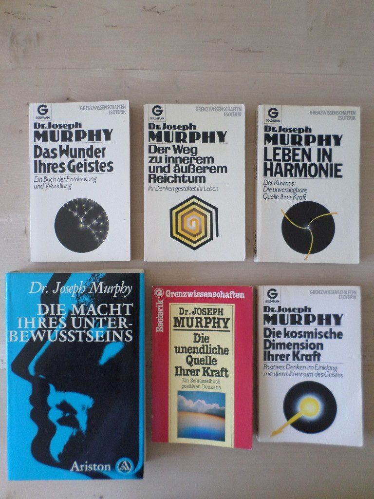 Libri: 6 Bücher von Dr. Joseph Murphy – Usato da Liestal venduto da man_7bt6