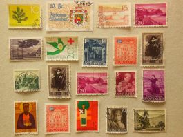 Lot Liechtenstein div. ältere  Briefmarken /gestempelt ( vz)