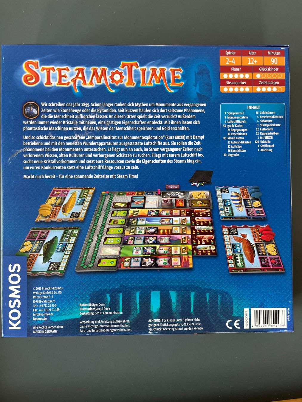 Kosmos Spiele: Steam Time (Brettspiel) – Gebraucht aus Zürich von knubistar 1