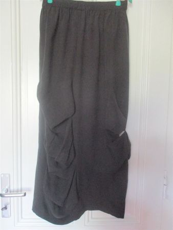 HEBBEDING : Somptueuse longue jupe en soie M-L-XL-XXL