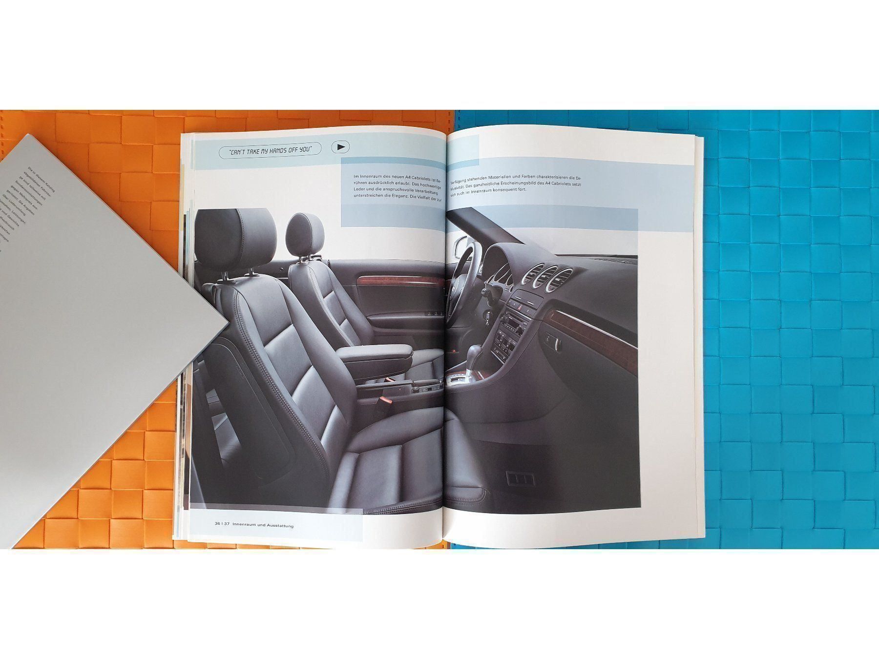 Riviste & Magazine: AUDI A4 CABRIO 2002 - Prospekt / Katalog – Usato da Viganello venduto da CARLiteratur 5
