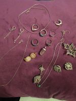 lot bijoux en argent 925/800 defectueux environ 69g