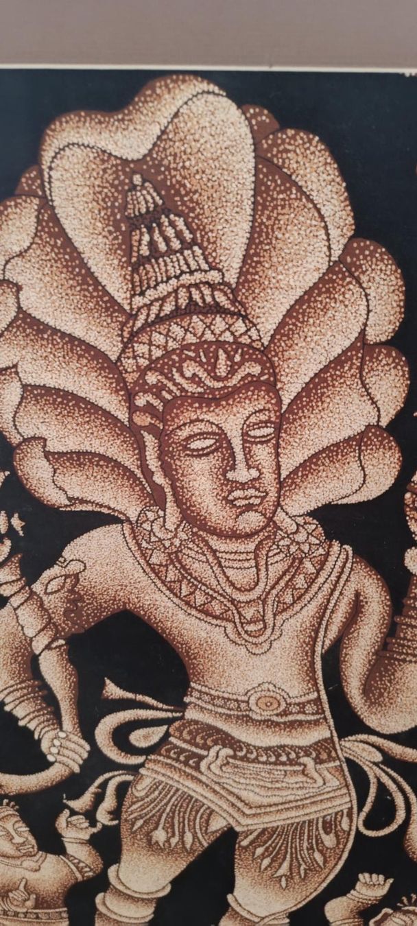 Poster & Bilder: Batik-Bild Naga-König – Gebraucht aus Erlinsbach SO von hun_bvg6 4