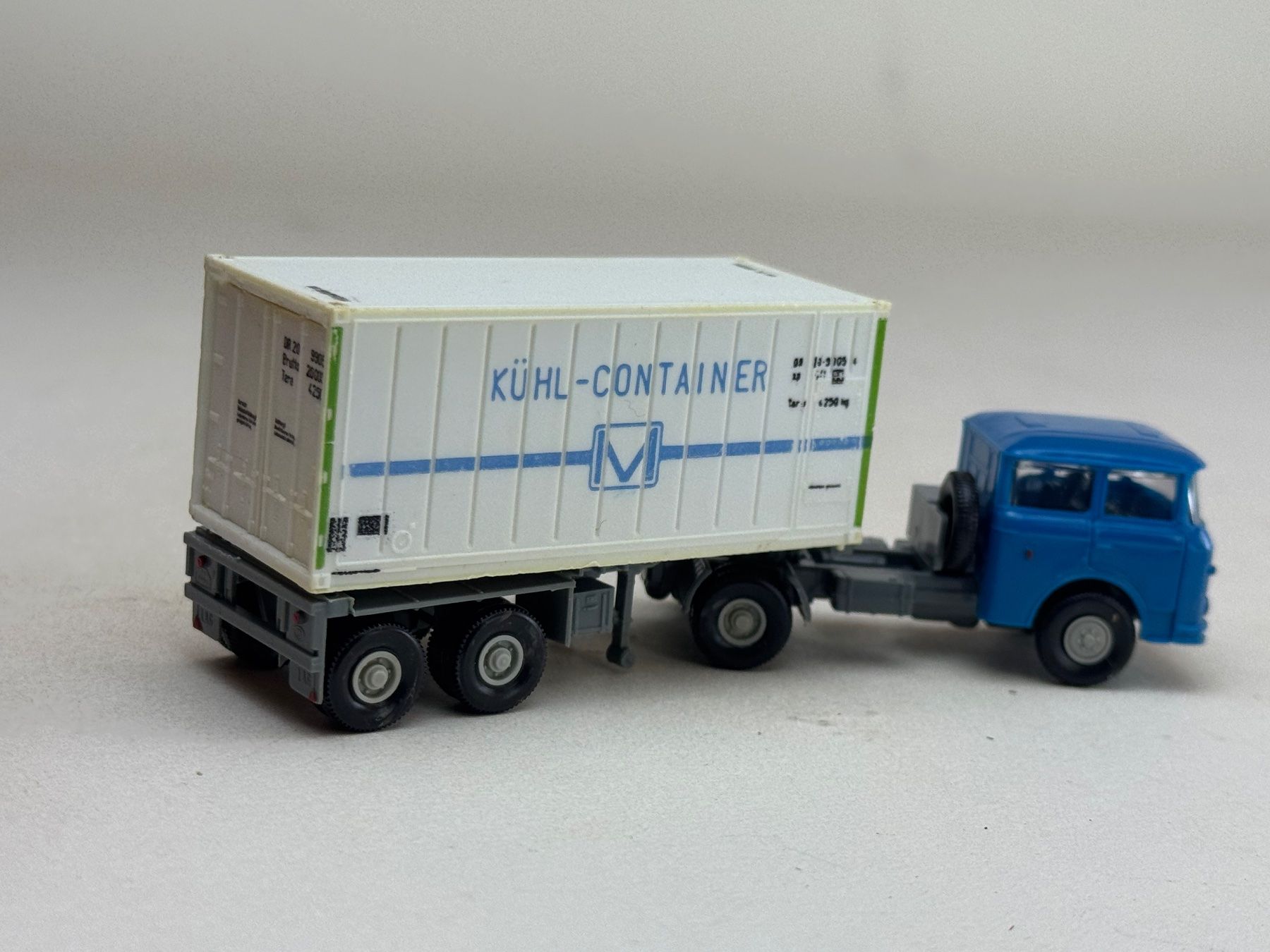 Modellini d'auto: EB- VEB Plast ? Containersattelzug Kühlcontainer – Usato da Elm venduto da Wikmtz 1