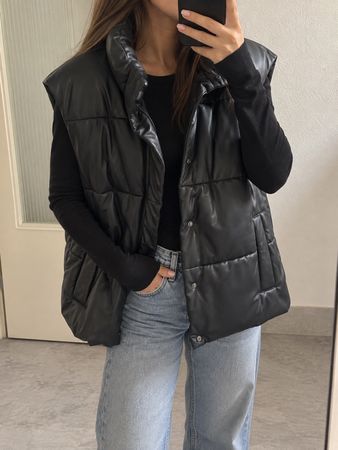 ASOS Design Weste, Gr. 38 Schwarz