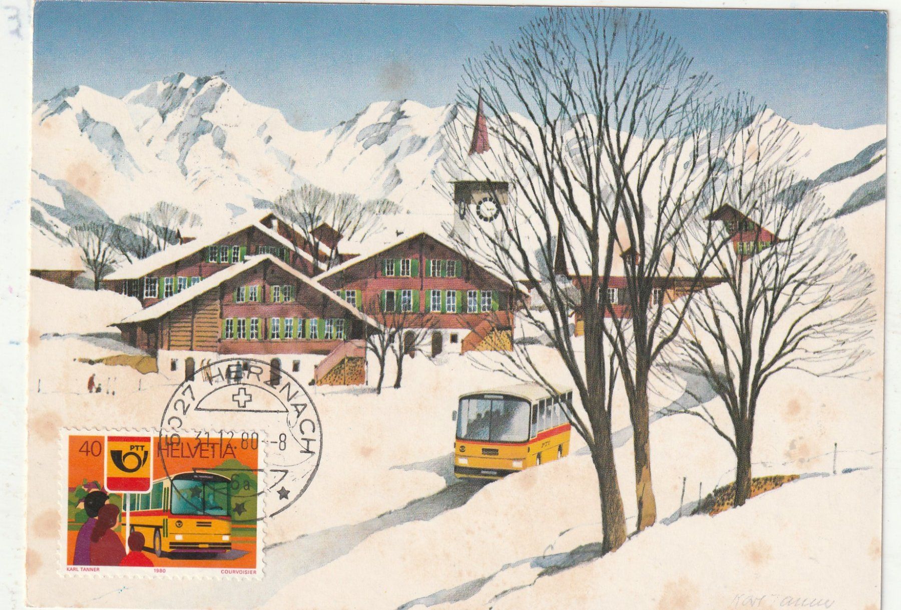 Cartoline postali: Post Werbekarte – Usato da Lumbrein venduto da made02