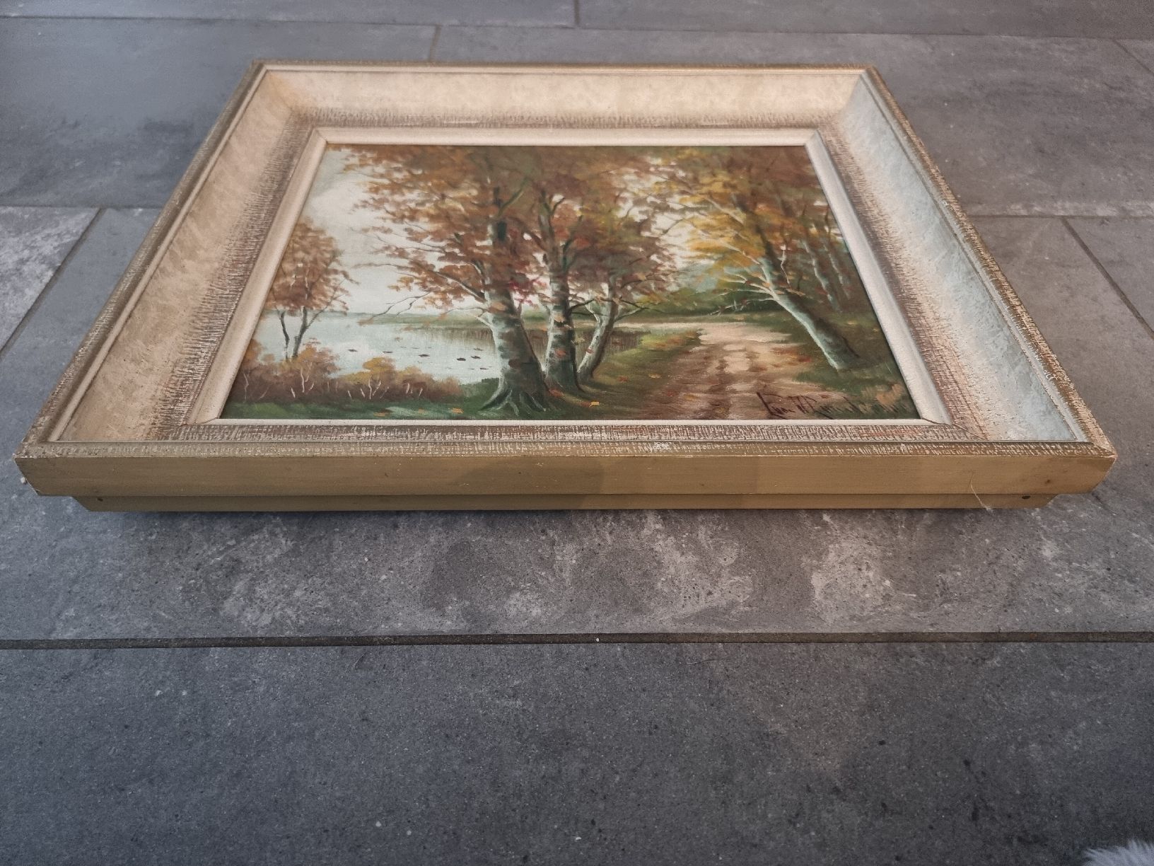 Dipinti: Wunderschönes Herbstbild mit Rahmen – Usato da Zweidlen venduto da VG159 3