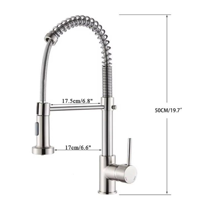 Rubinetteria: Küchenarmatur mit Pull Down Sprüher Brause – Nuovo e nell'imballaggio originale da Geneve venduto da Titi2008 4