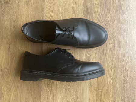 Dr. Martens 1461 Mono Black Leather Shoes - UK 10 EU 43