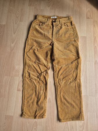 Corduroy Hose von Twothirds Senfgelb