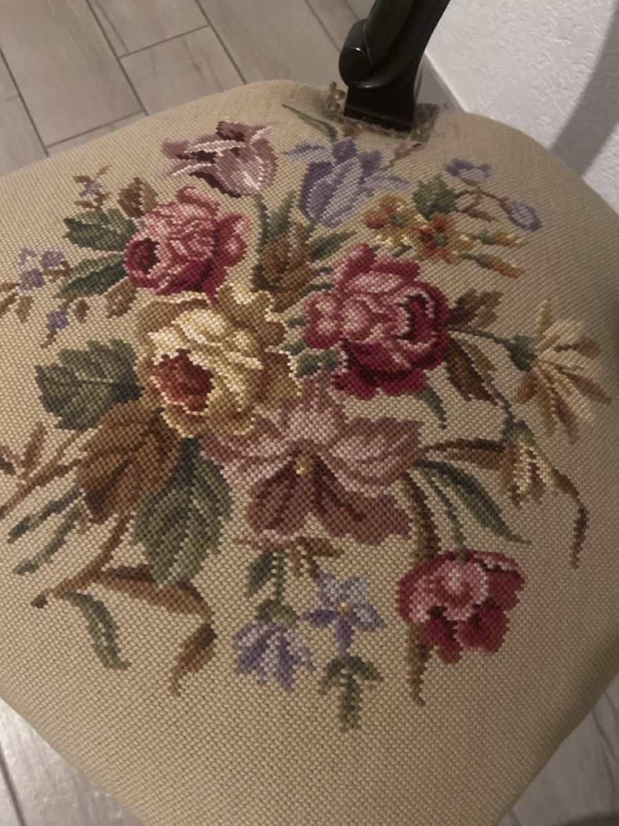 Sedie: 2 Chaises style Napoléon ||| siège en gobelin – Usato da Tramelan venduto da oceane64 2