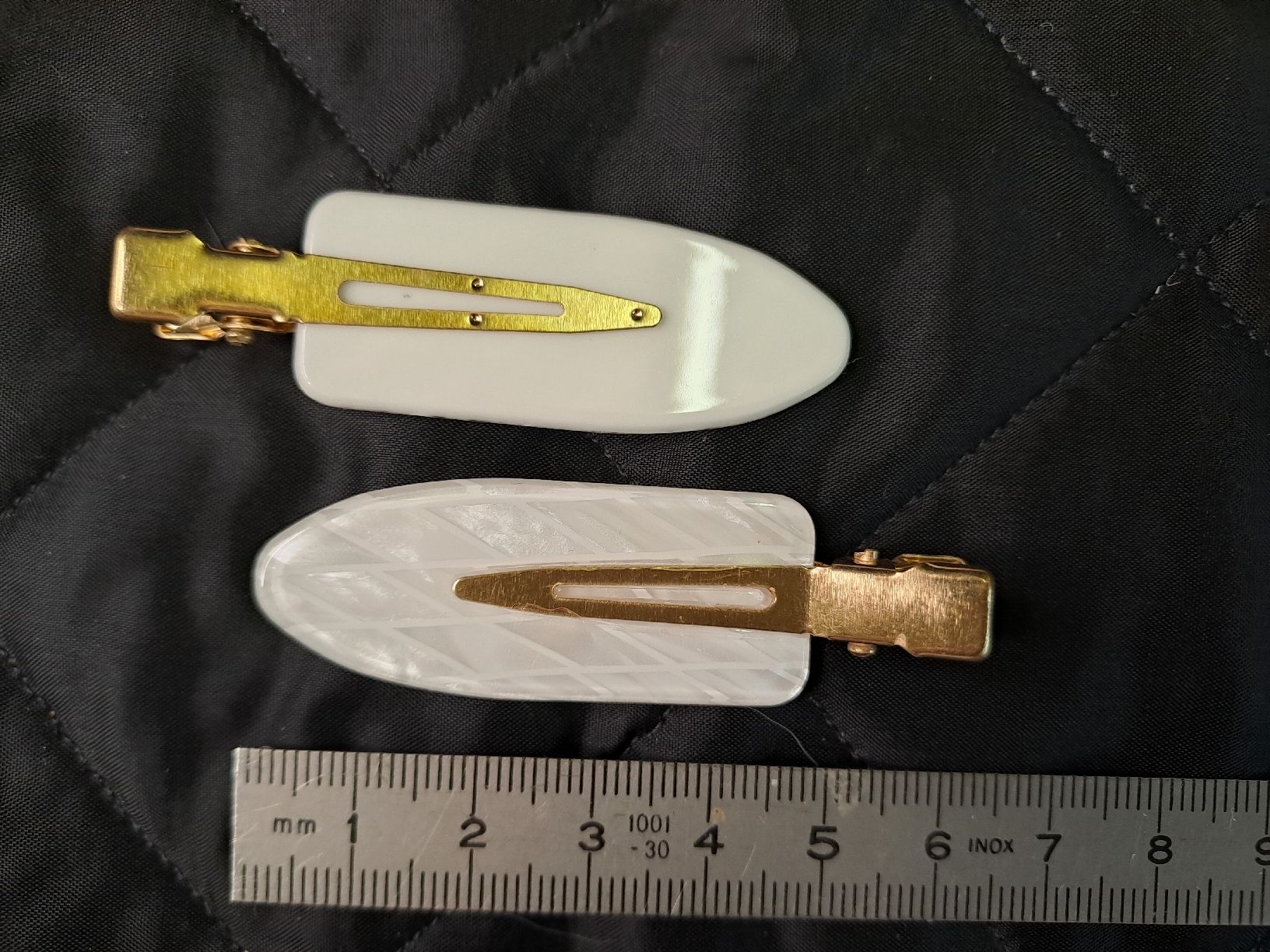 Accessori per capelli: Restposten 45 Haarklammern Perlmutfarbe – Nuovo e nell'imballaggio originale da Uznach venduto da Walaylatiere 2