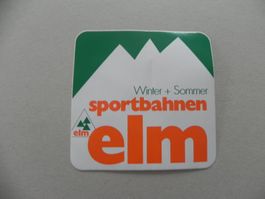 Abziehbild Kleber ca. Jahr 1980 Schwebebahn Elm Glarus Bahn