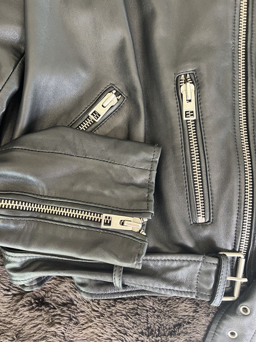 Allsaints Giacche: Allsaints Balfern Biker Lederjacke Schwarz – Usato da Kilchberg ZH venduto da ellie. 2