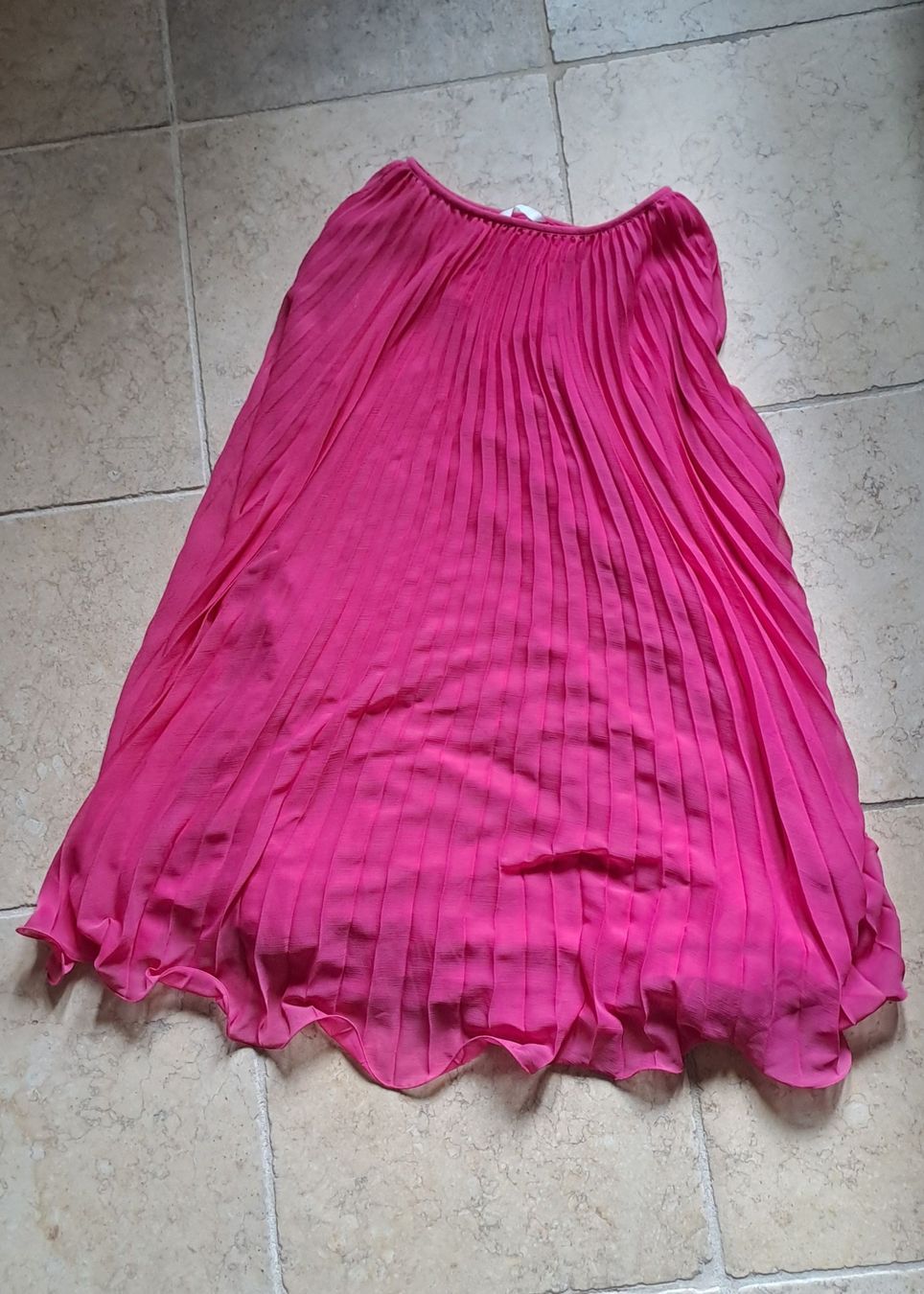 H&M Gonne: Jupe plissée rose vif, légère – Nuovo e nell'imballaggio originale da Rolle venduto da Loutre84