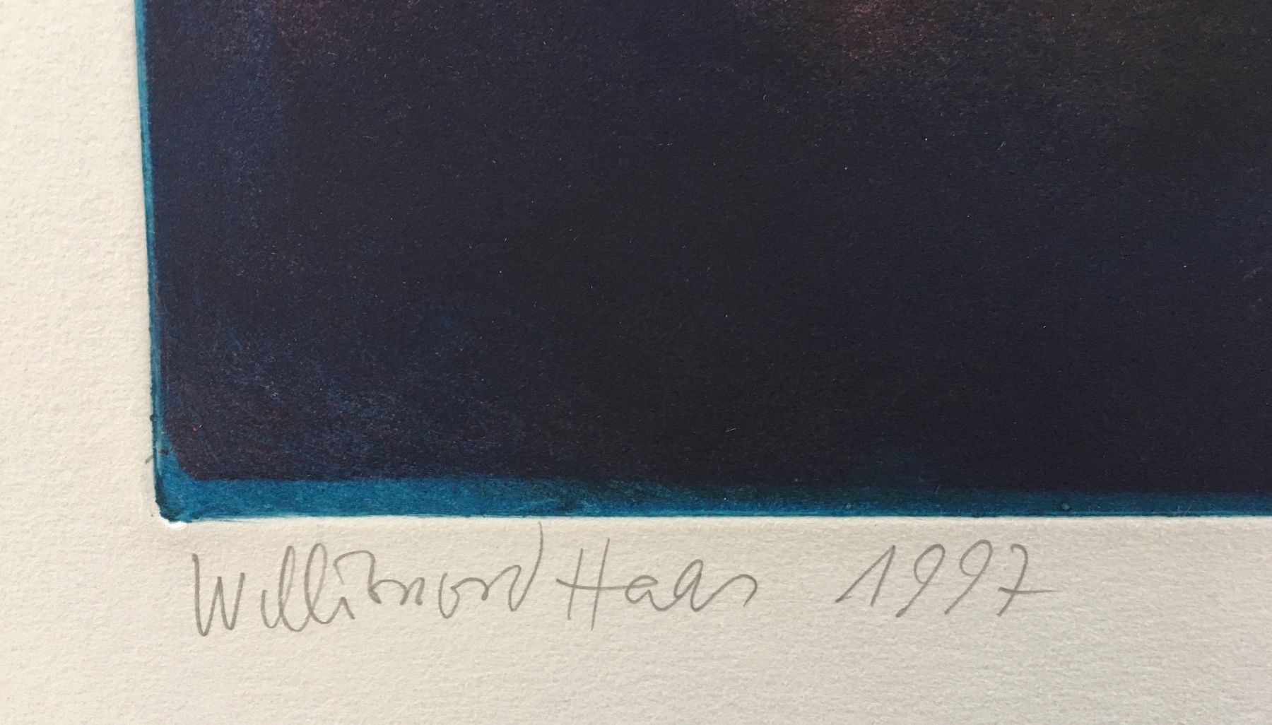 Dipinti: Willibrord Haas     "Frühes Leid"  FABRADIERUNG – Usato da Nennigkofen venduto da waltraub 3