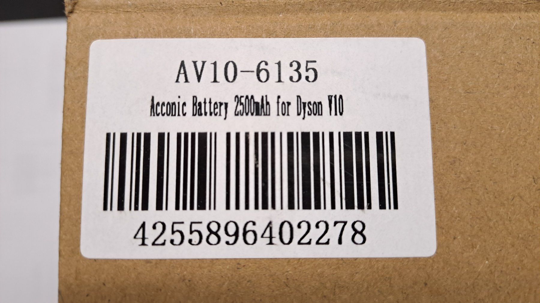 Dyson Accus & piles: Batterie neuve pour Dyson V10 – Neuf avec emballage d'origine à Cortaillod par FredM77 2