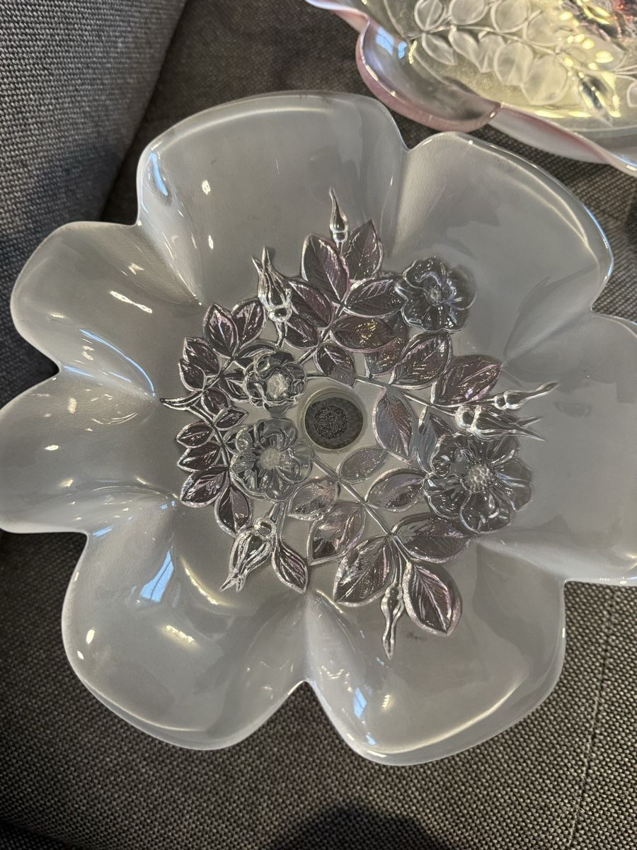 Walther Glas Plateaux: Waltherglas Servierplatten Rosé Blumenmuster – D'occasion à Buchs SG par and_d8tp 4