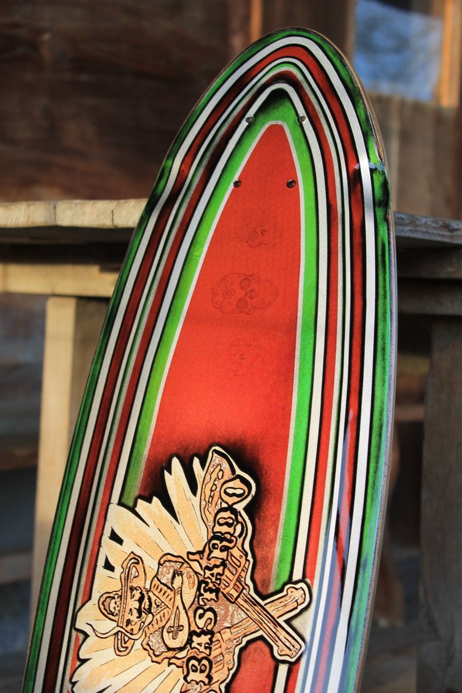 Skateboards: "EL BASTARDO" Skateboard Longboard Deck, Unikat Handmade – Usato da Willisau venduto da Pzm81 3