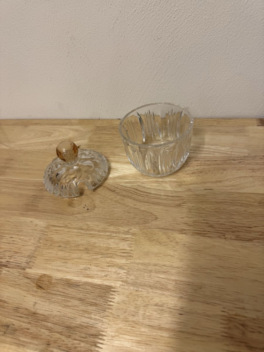 Zuccheriere: Zuckerdose Glas mit Deckel – Usato da Birsfelden venduto da inf_l2yy 1