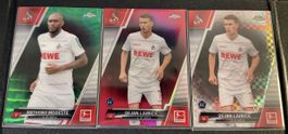 3x Topps Chrome Bundesliga 21/22 FC Köln Lot Numbered